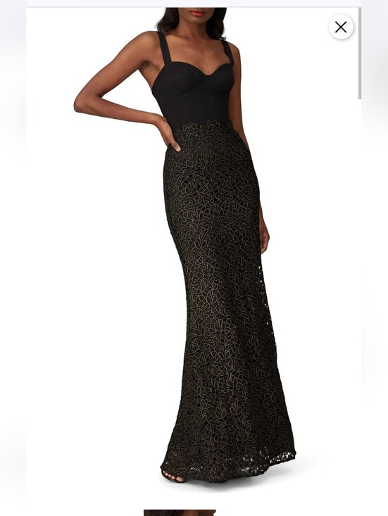 Dress the Population Dresses & Skirts - DRESS THE POPULATION BLACK LORENA GOWN SIZE M MSRP $338